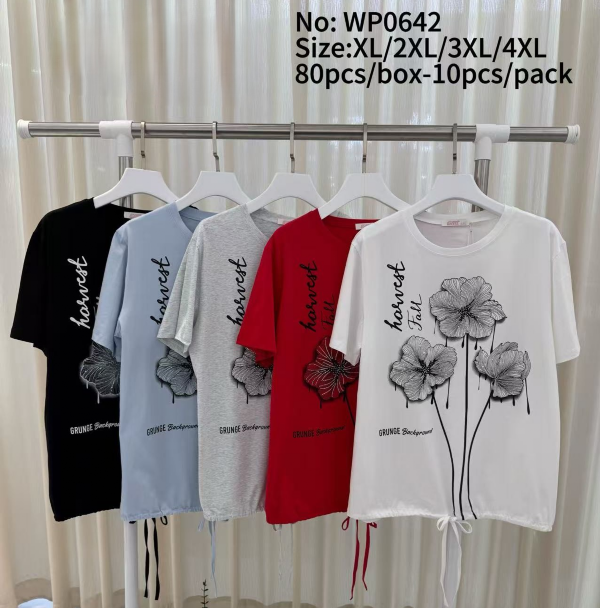 Bluzki damskie Roz XL-4XL, Mix Kolor Paczka 10 szt